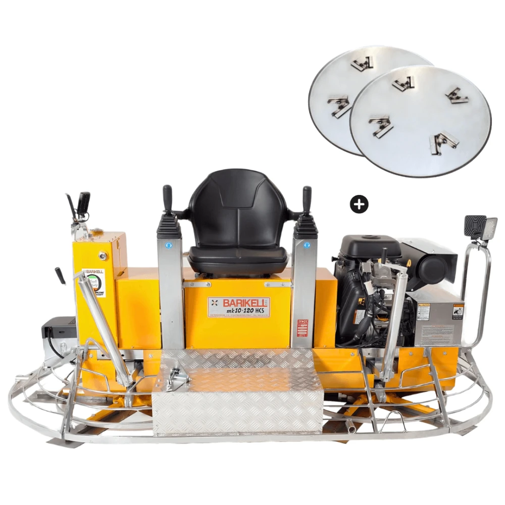Petrol Barikell Floating Monster MK10-120 TC HCS (B&S 37 Hp) Power Trowel.