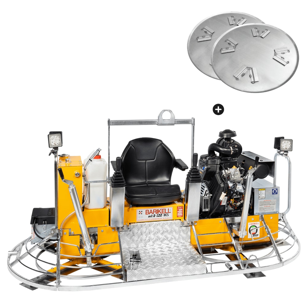 Barikell MK8-120 HCS Petrol Power Trowel (B&S 35 Hp)