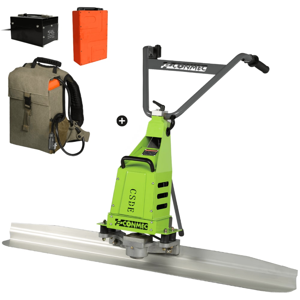 Conmec CSDE-E Complete Cordless Vibratory Screed