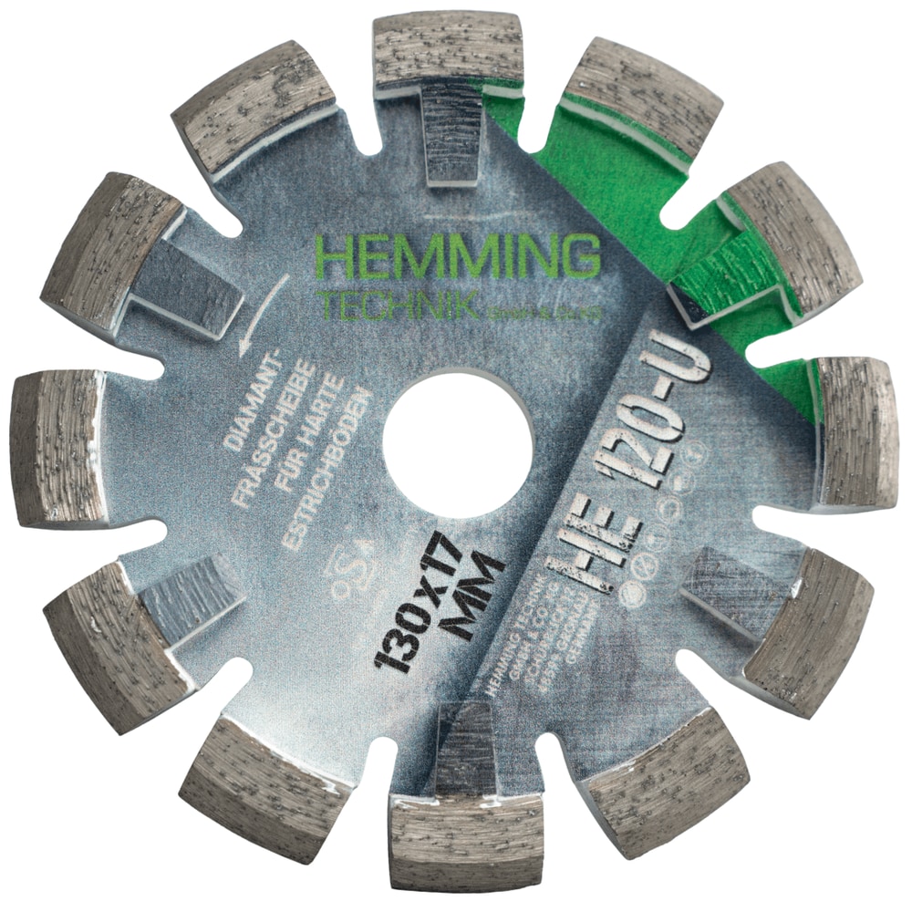 Hemming Cutter HE 120-U (130 X 17 Mm) Hard Screed | Concrete — photo 1 of 4