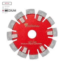 Frez do ogrzewania podłogowego Toolsa 130 x 17 mm (średnio twardy beton) | Dobra Cena | NORWIT.PL