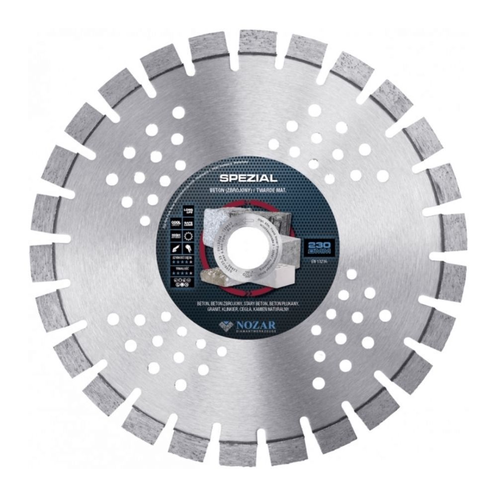 Tarcza diamentowa Nozar Spezial 230 x 22,23 mm | Dobra Cena | NORWIT.PL Tarcza diamentowa Nozar Spezial 230 x 22,23 mm | Dobra Cena | NORWIT.PL