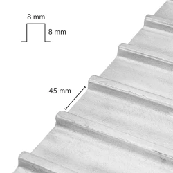 Profil aluminiowy łaty ryflującej Toolsa | Dobra Cena | NORWIT.PL