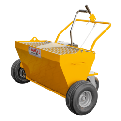 Spalinowy wózek do posypki Barikell BR 150 (Honda GX 160) | NORWIT.PL