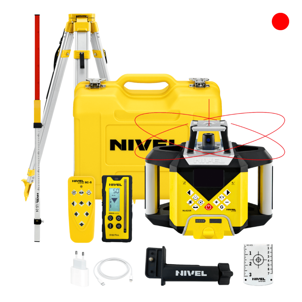 Zestaw Nivel System NL620R DIGITAL + statyw SJJ1 + łata LS-24 | NORWIT.PL Zestaw Nivel System NL620R DIGITAL + statyw SJJ1 + łata LS-24 | NORWIT.PL