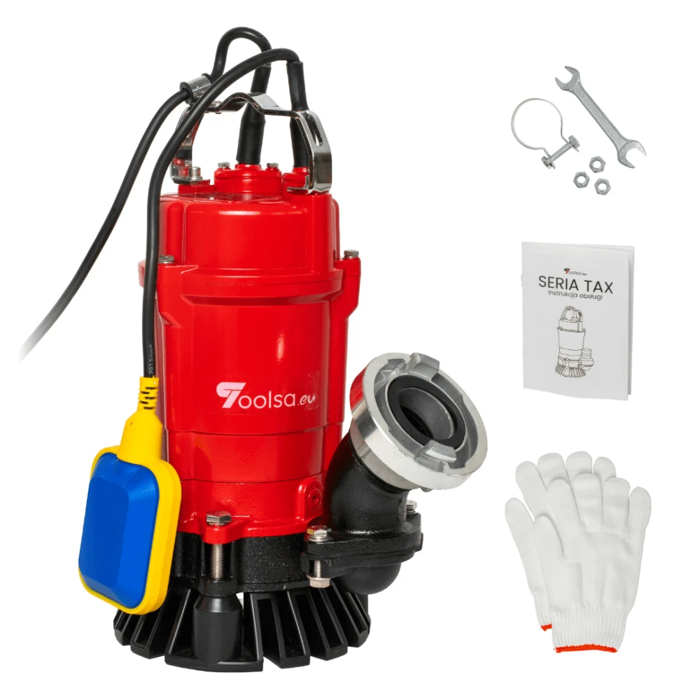 Pompa szlamowa zatapialna Toolsa TAX10-10-0.8F z pływakiem | NORWIT.PL