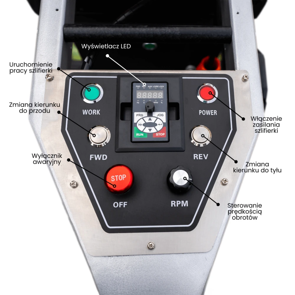 Szlifierka planetarna Toolsa TA600-PV 5,5 kW 230/400 V | NORWIT.PL