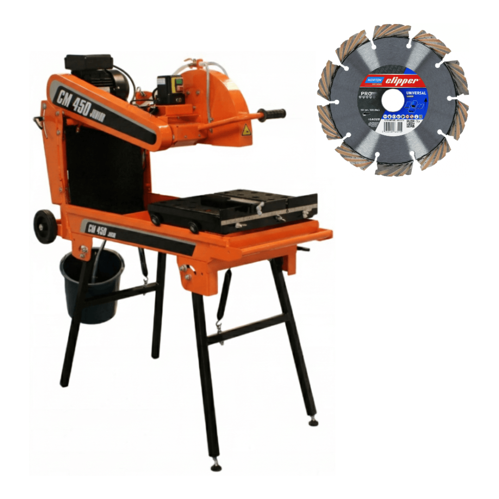 Przecinarka stolikowa Norton Clipper CM 450 Junior + tarcza Pro Universal Laser 450 | NORWIT.PL Przecinarka stolikowa Norton Clipper CM 450 Junior + tarcza Pro Universal Laser 450 | NORWIT.PL