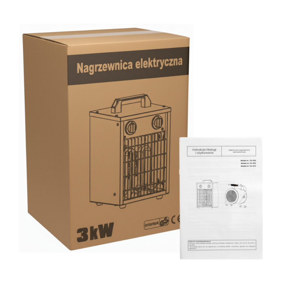 Nagrzewnica elektryczna Toolsa TA-ER2C | NORWIT.PL