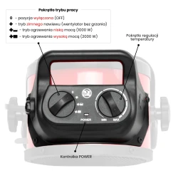 Nagrzewnica elektryczna Toolsa TA-ER2C | NORWIT.PL