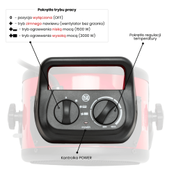 Nagrzewnica elektryczna Toolsa TA-ER2C | NORWIT.PL Nagrzewnica elektryczna Toolsa TA-ER2C | NORWIT.PL