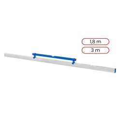 Łata aluminiowa do betonu z poziomicą Toolsa | NORWIT.PL