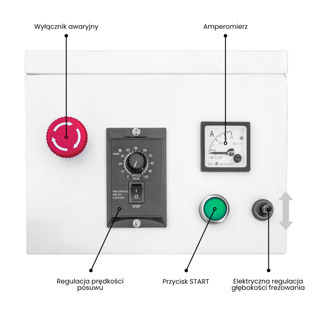 Frezarka do ogrzewania podłogowego Toolsa TAGESP400V 4 kW 400 V | NORWIT.PL