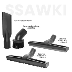 Odkurzacz do szlamu mokro/sucho Toolsa TWC-3/90 | NORWIT.PL