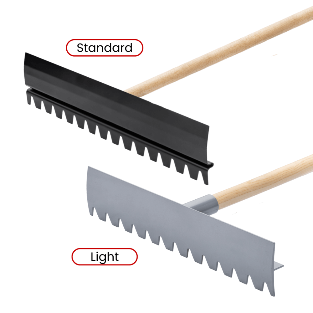 Grabie (grace) aluminiowe do betonu Dual Face z zębami Toolsa  (508 mm)