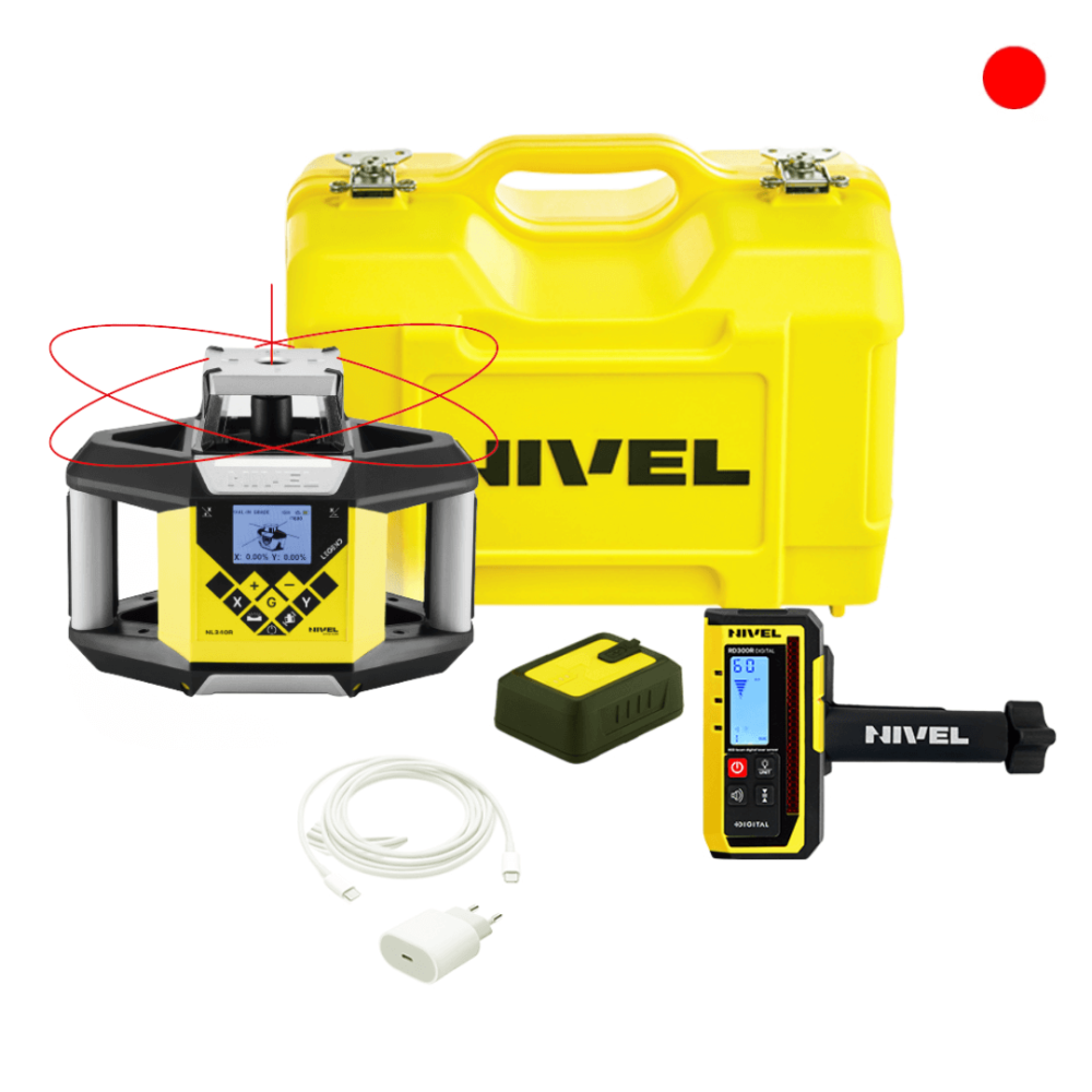 Nivel System NL340R DIGITAL rotary laser (red) | NORWIT.PL