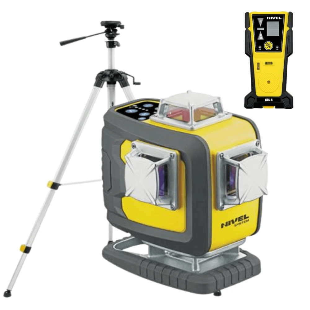 Laser budowlany Nivel System CL4D-B - ZESTAW statyw SJJ-M1 EX czujnik CLS-5