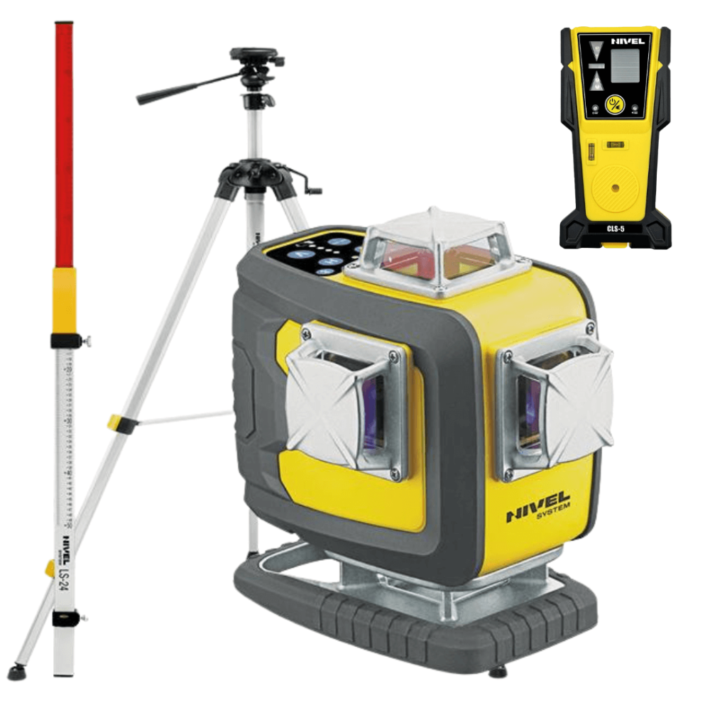 Laser budowlany Nivel System CL4D-B - ZESTAW statyw SJJ-M1 EX czujnik CLS-4 łata LS-24 | Dobra Cena | Sklep Online - Norwit.pl