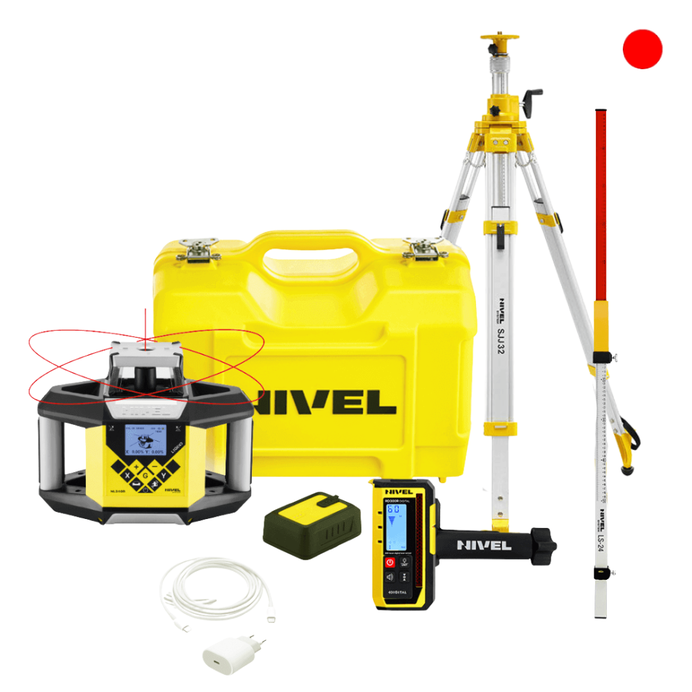 Zestaw Nivel System NL340R DIGITAL + statyw SJJ32 + łata LS-24 | NORWIT.PL