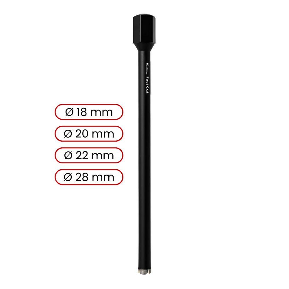 Wiertło diamentowe Toolsa Fast Cut (⌀ 18-28 mm) — zdjęcie 1 z 10