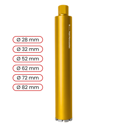 Wiertło diamentowe do mikroudaru Toolsa Fast Percussion ⌀ 28–82 mm | NORWIT.PL