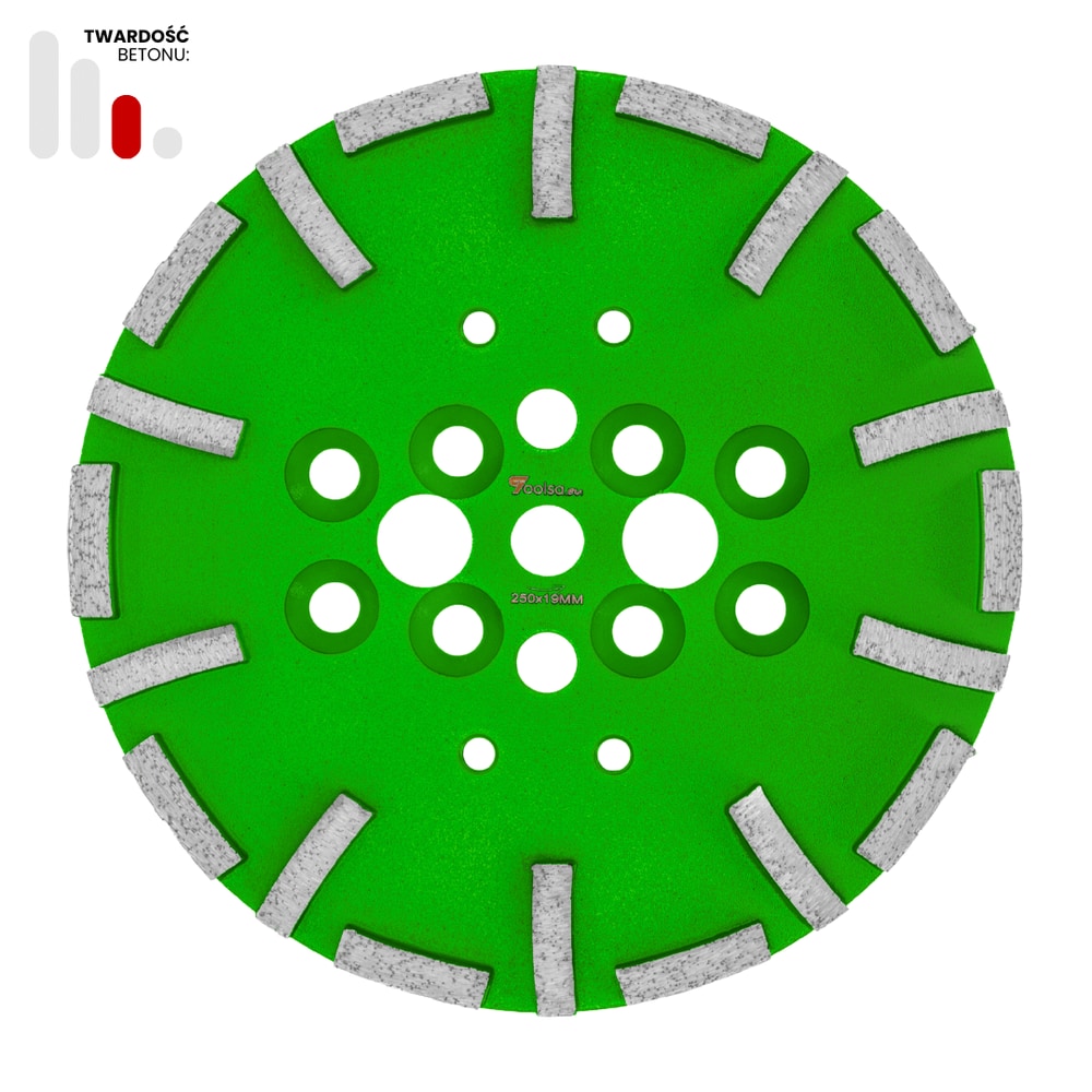 Toolsa TMC 250 Diamond Grinding Disc, Medium-Hard Concrete (Grit 30) — photo 1 of 2