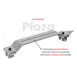 Zestaw Soff Cut 6" Toolsa – tarcza do świeżego betonu + płoza | NORWIT.PL