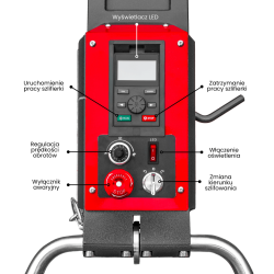 Szlifierka planetarna Toolsa TAHTG-450 1,8 kW | NORWIT.PL
