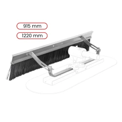 Szczotka do betonu Toolsa z adapterem „U” do Bull Float | NORWIT.PL