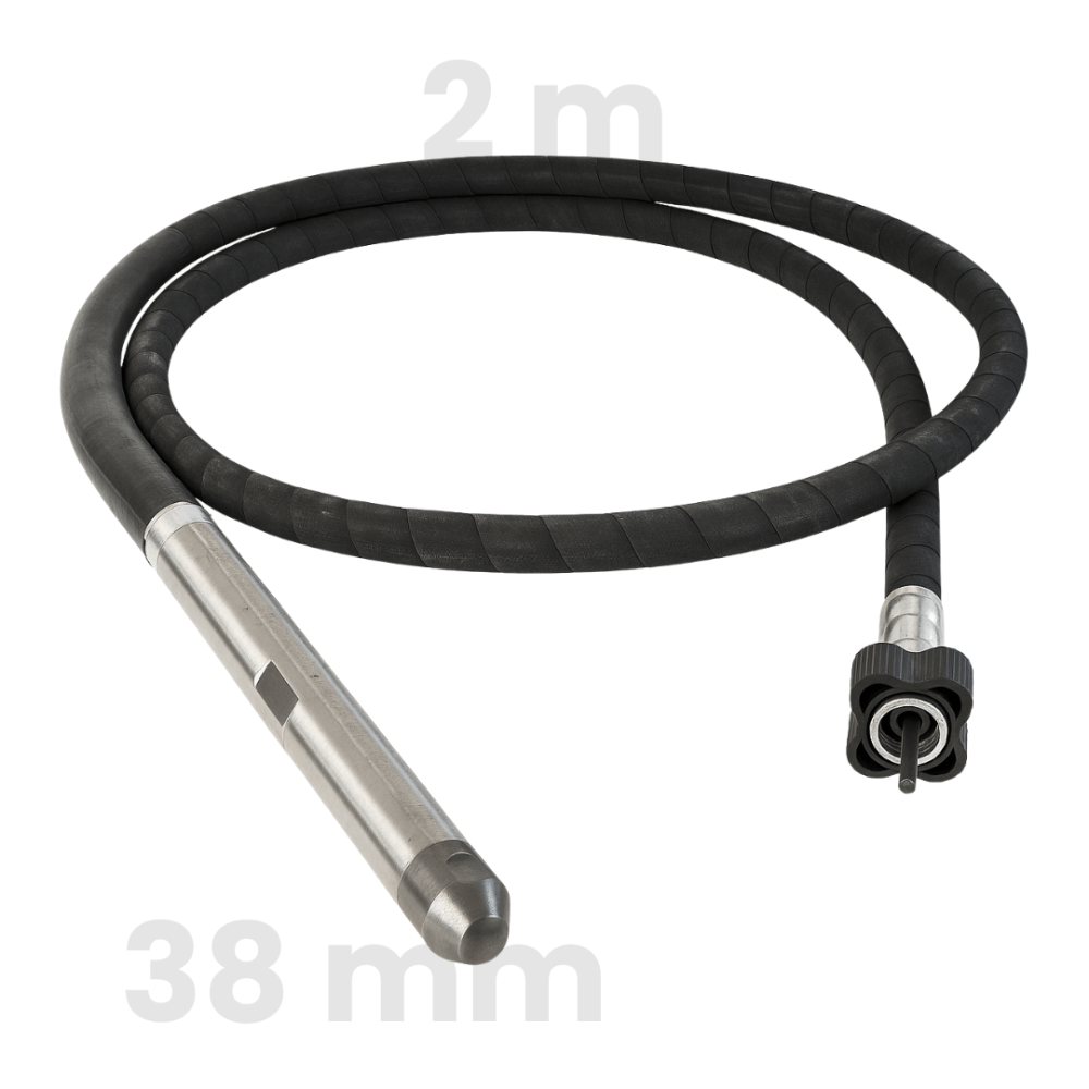 Wąż XT-E (2-4 m) z buławą XP (38 | 48 mm) do betonu Toolsa | Dobra Cena | NORWIT.PL