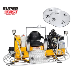 Barikell MK8-120 Super-Fast petrol ride-on power trowel (B&S 35 HP)