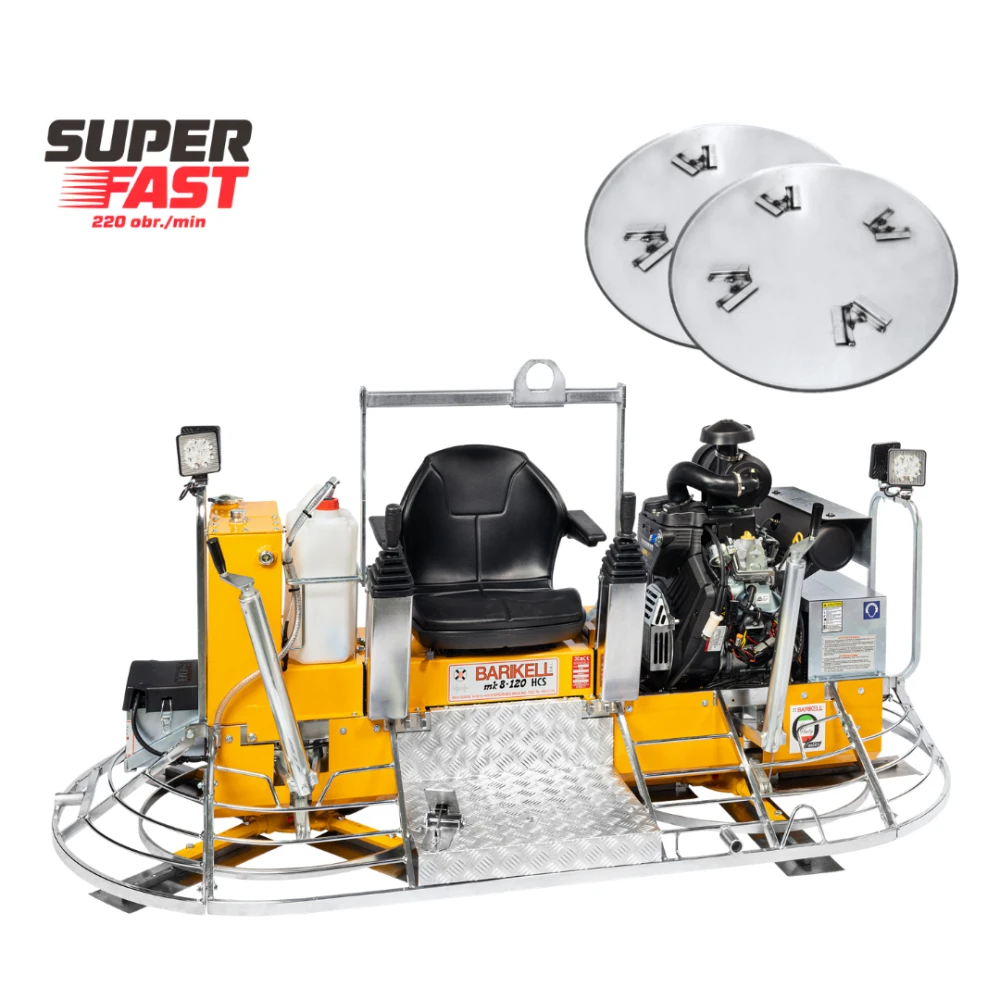 Zacieraczka spalinowa Barikell MK8-120 TC SPEED (B&S 35 KM)