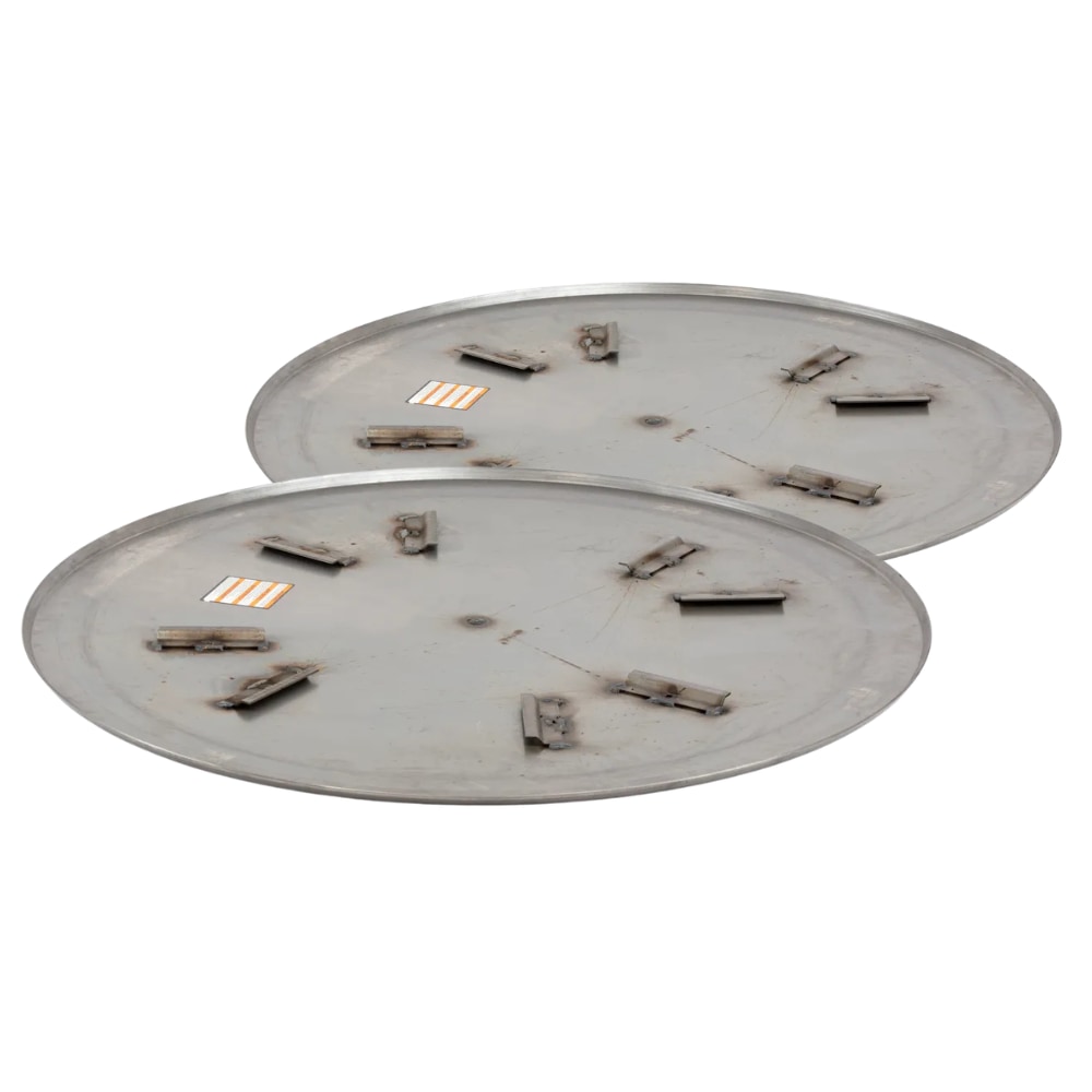 Husqvarna CT48 Super Flat Pan Set (2 pcs, Double Safety Mount)