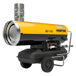 Nagrzewnica olejowa z odprowadzaniem spalin Master BV 110