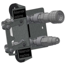 Szybkozłącza zbiornika zewnętrznego Master BV 400 | NORWIT.PL