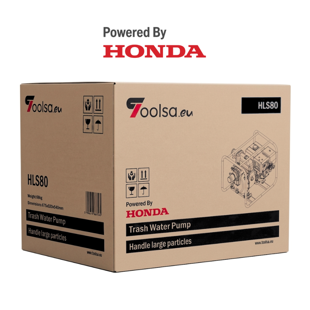 Toolsa HLS80 Trash Water Pump (Honda GX270) | NORWIT.PL