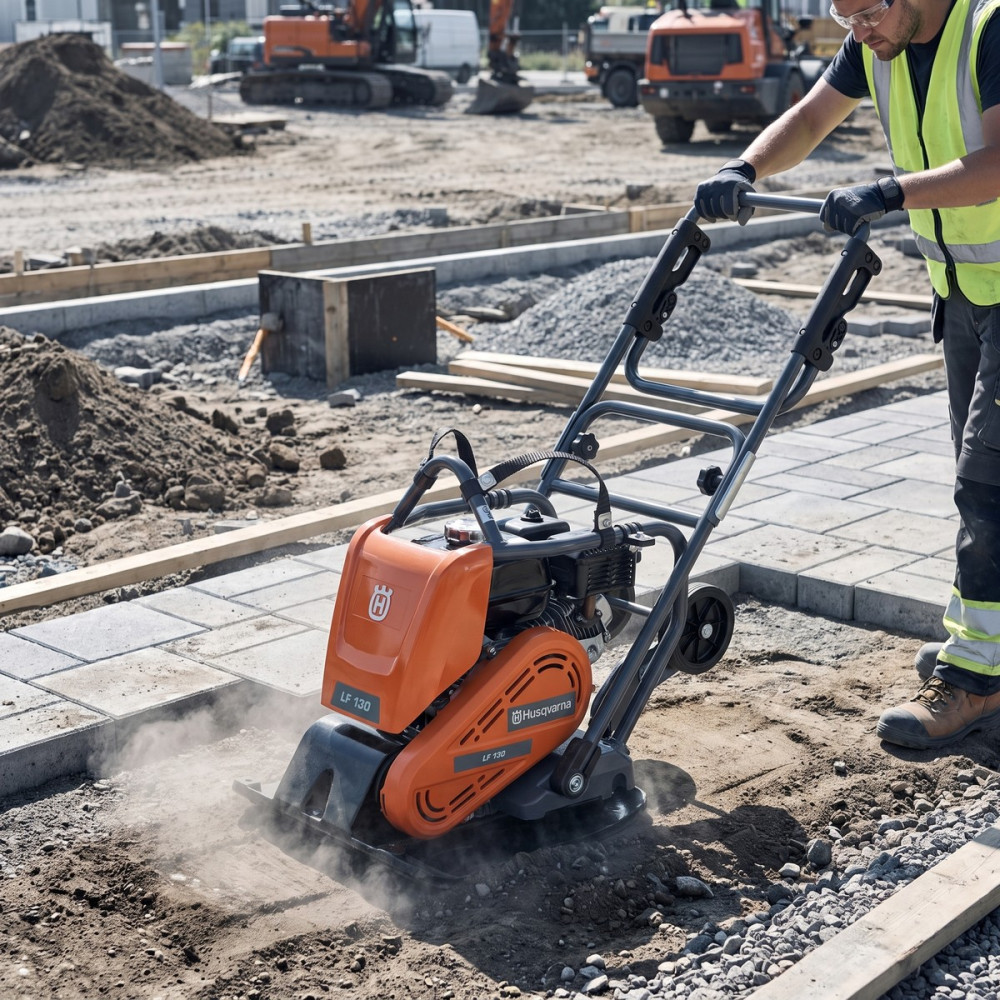 Zagęszczarka płytowa jednokierunkowa Husqvarna LF 130 LT