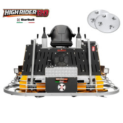 Barikell MK10-120 High Rider ride-on power trowel (Kubota 57 HP) | NORWIT.PL
