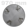 Talerz (dysk) do zacierania betonu Toolsa 970 mm/ 3 mm — zdjęcie 1 z 2