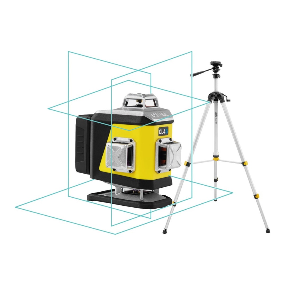 ZESTAW Laser krzyżowy Nivel System CL4B LCD niebieski + statyw SJJ-M1 EX — zdjęcie 1 z 5