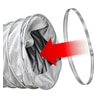 Toolsa Flexible Heater Ducting ⌀300 mm × 10 m with Hose Clamp (TA-DV50) — photo 2 of 4