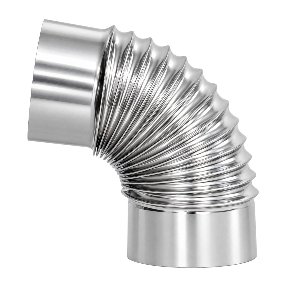 Toolsa 90° Flue Elbow for Heaters (⌀114 mm, TA-DV20 | TA-DV30 | TA-DV50)