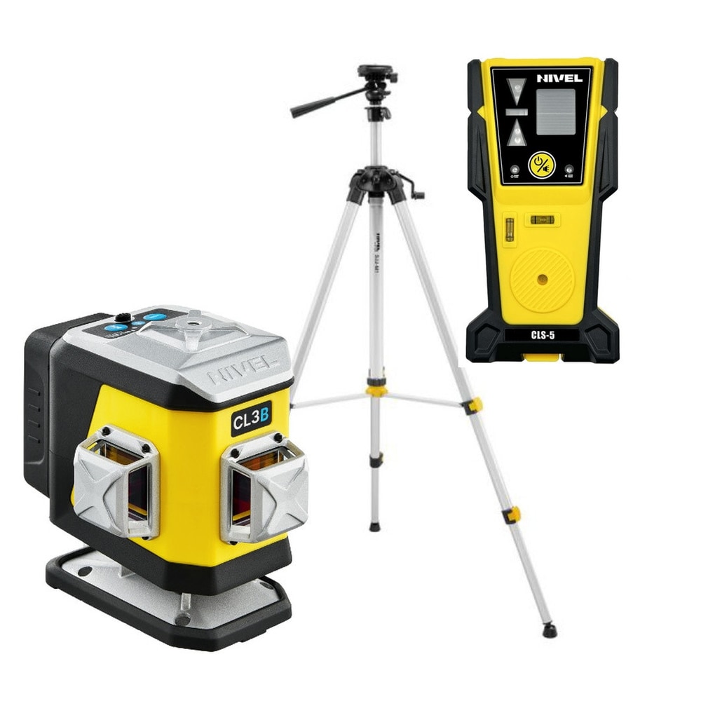 KIT Nivel System CL3B Blue Crossline Laser + Sjjm1ex TRIPOD + CLS-5 SENSOR — photo 1 of 8