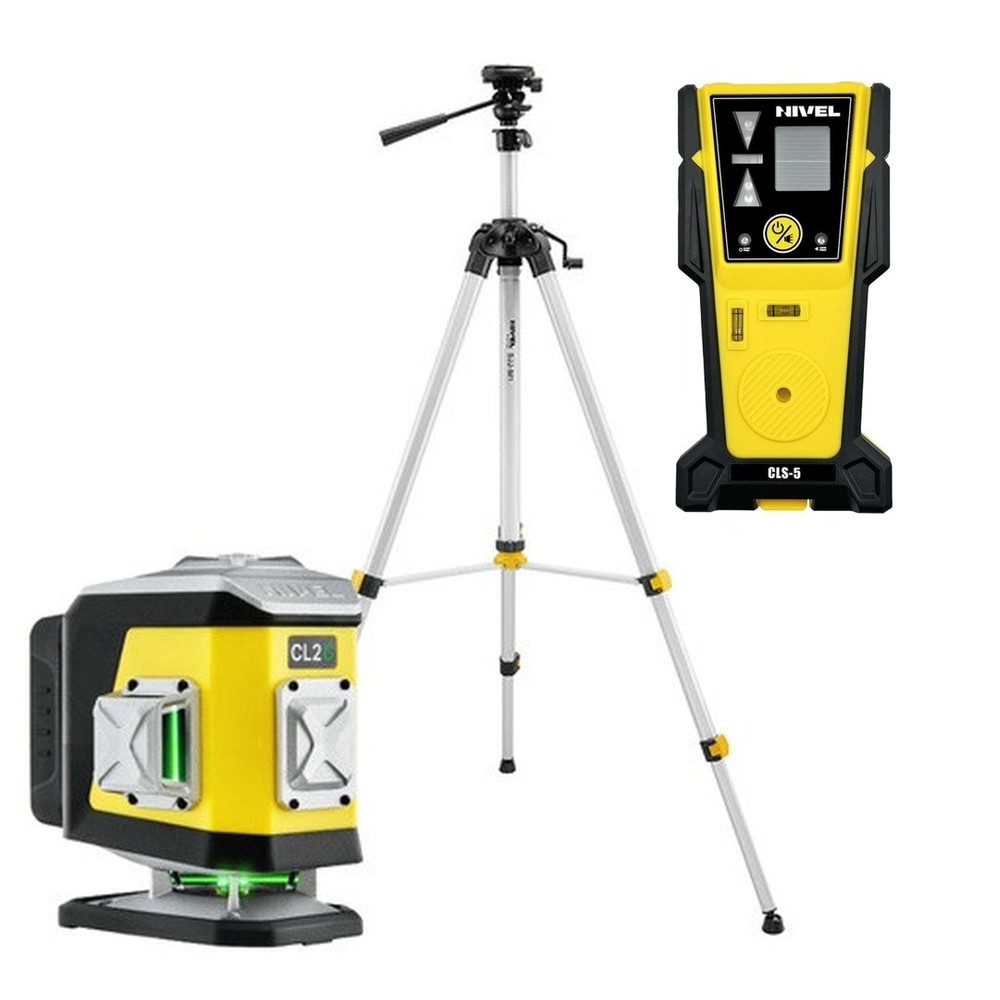 KIT Nivel System CL2G Green Crossline Laser + Sjjm1ex TRIPOD + CLS-5 SENSOR — photo 1 of 10