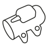 Wibratory przyczepne