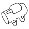 Wibratory przyczepne