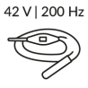 42 V | 200 Hz Head and Shaft