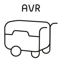 Three-Phase Generators with AVR Stabilization