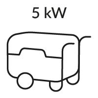Agregaty trójfazowe 5 kW