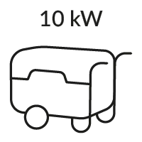Agregaty trójfazowe 10 kW